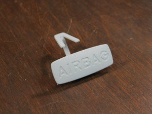 Airbag Emblems - B Pillar - Grey