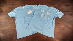 One Love Shop Shirt - Carolina Blue