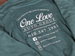 One Love Shop Hoodie - Forest Green