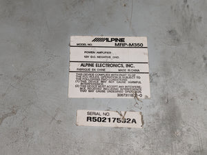 Amplifier - Alpine MRP-M350