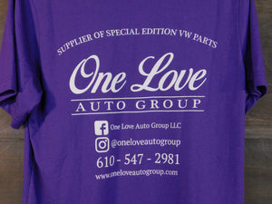 One Love Shop Shirt - Purple